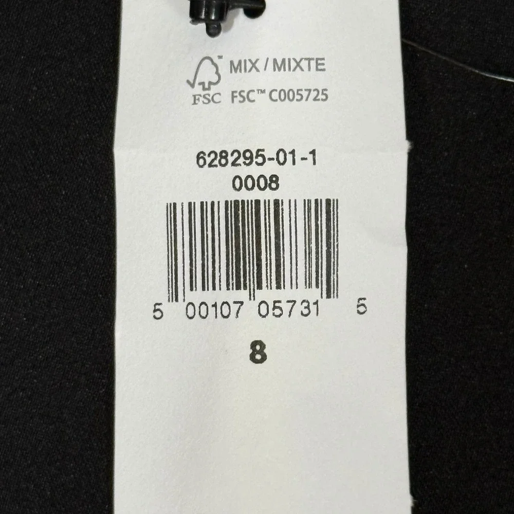 Banana Republic Womens 8 Black Sleeveless Dress NWT V Neck Work Shift NEW - Picture 5 of 8